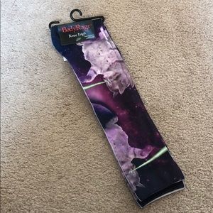 cat laser knee high socks